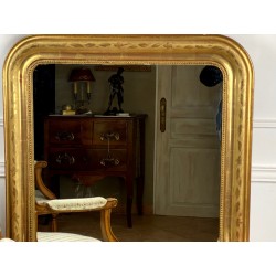 Miroir d'époque Louis Philippe avec belle dorure à la Feuille d'or