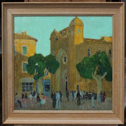 Fernand LANTOINE (1876/78 - c.1955), Eglise d'Aigues-Mortes